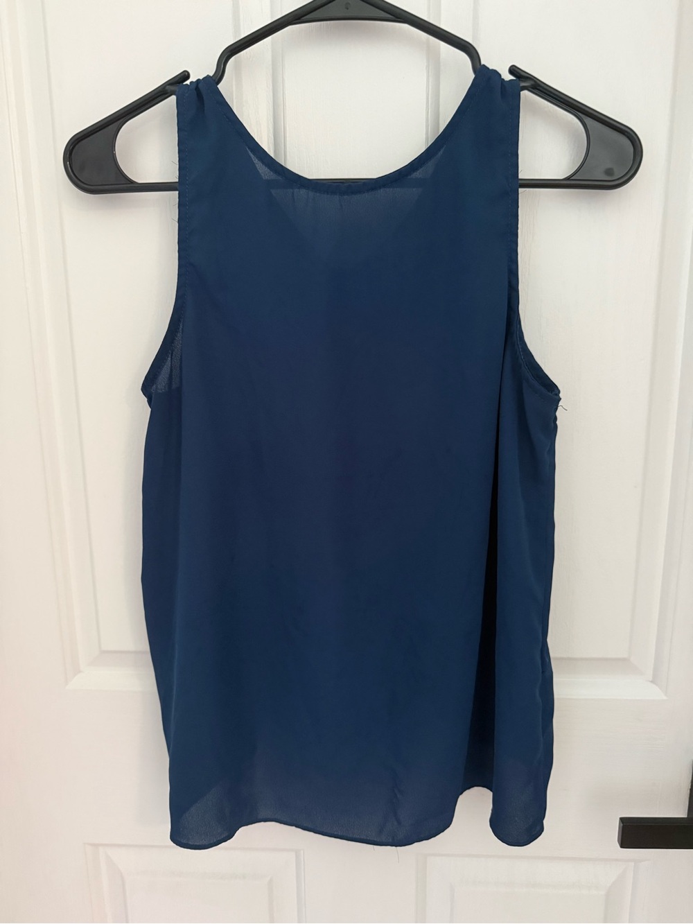 SHEIN Navy Blue Sleeveless with open back bow